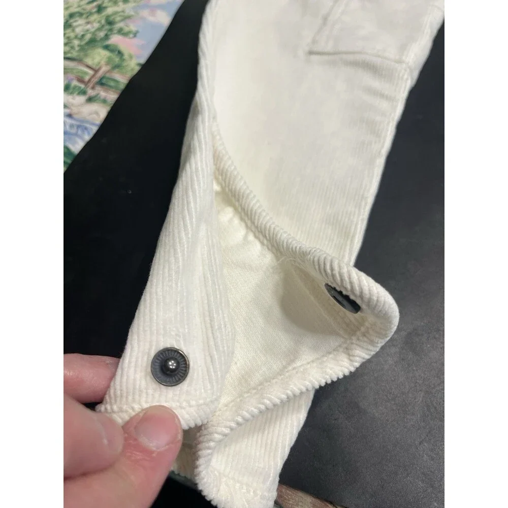 Ralph Lauren Ivory Corduroy Equestrian Pants Girls Sz 14